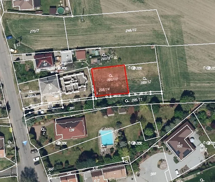Prodej stavebního pozemku 398 m²